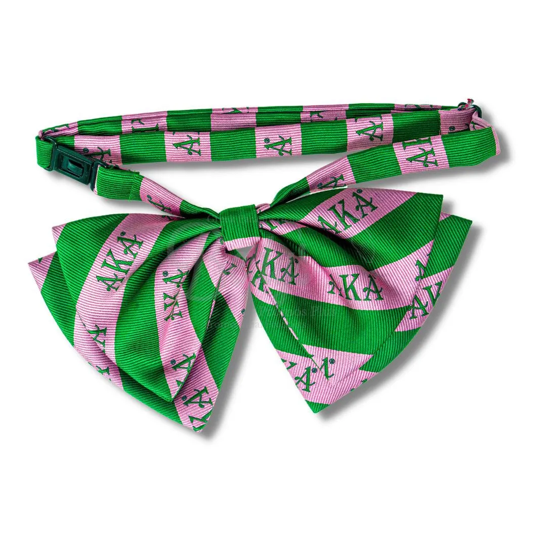 Alpha Kappa Alpha AKA Greek Letters Floppy Bowtie Dress Shirt Bow Tie