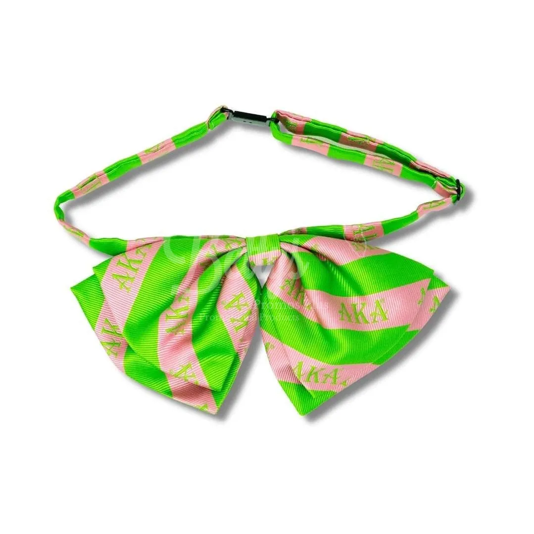Alpha Kappa Alpha AKA Greek Letters Floppy Bowtie Dress Shirt Bow Tie