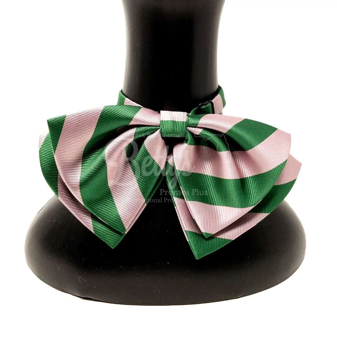Alpha Kappa Alpha AKA Greek Letters Floppy Bowtie Dress Shirt Bow Tie