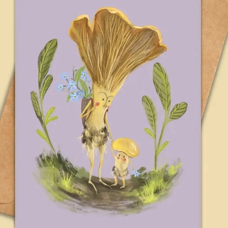 Anna Seed Card Mushroom Mama