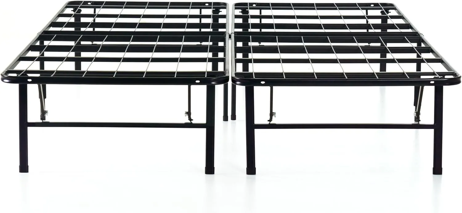 Best Price Mattress New Innovated Box Spring Metal Bed Frame, Full 14 inch