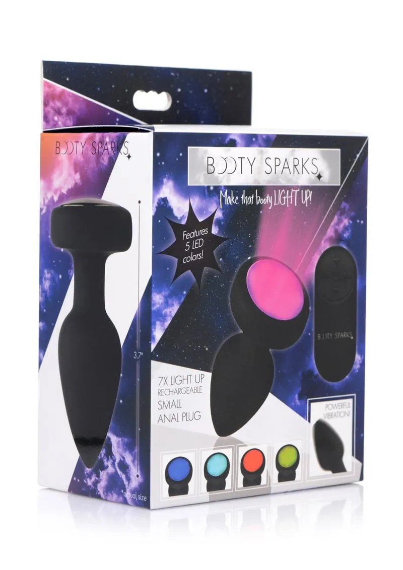 Booty Sparks Silicone Vibrating Led Plug