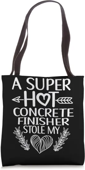 Concrete Life Concrete Wife Life Concrete Finisher Tote Bag