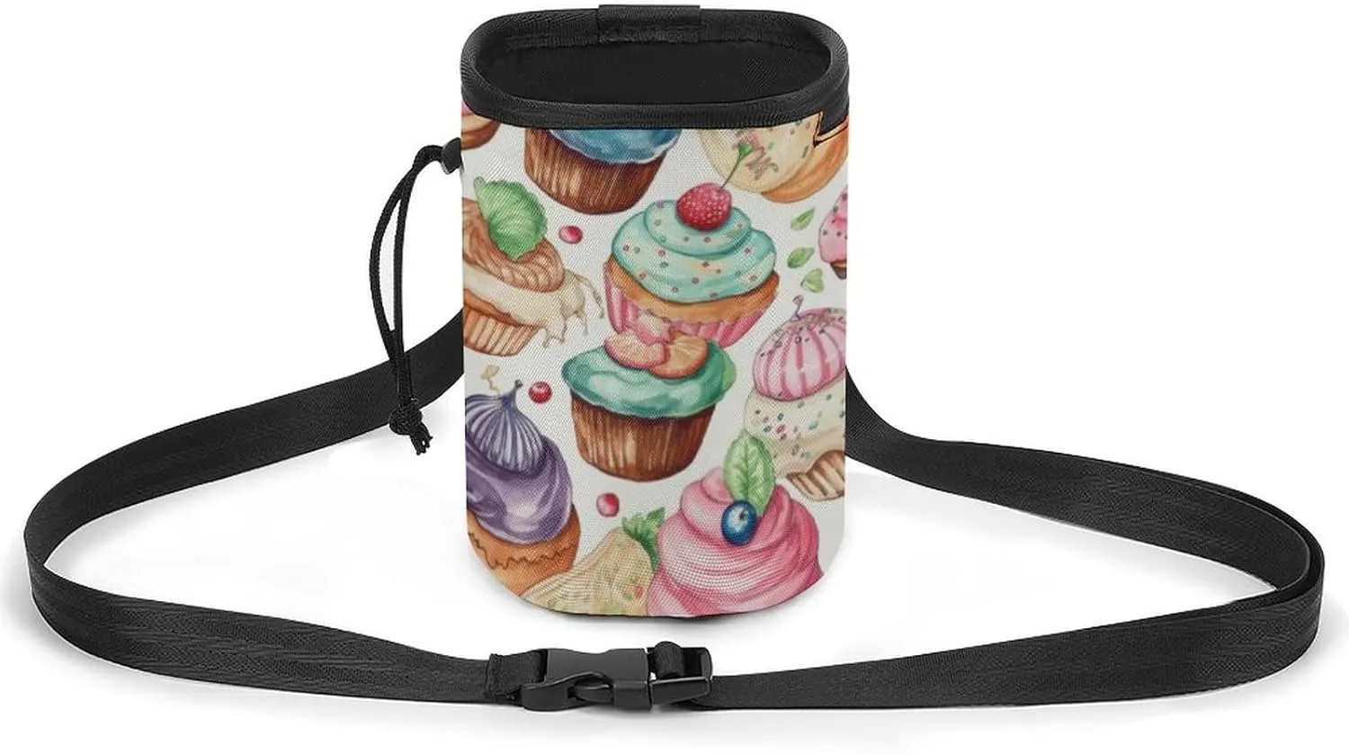 Dog Treats Pouch Cupcakes Donuts Muffins Sugar Dog Treat Training Pouch Pet Out Training Belt Bag, Dog Training Bag