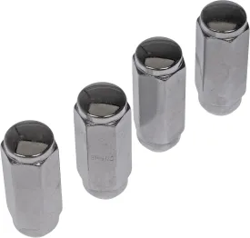 Dorman 711-514 Wheel Nut Chrome Duplex Acorn Extra Long 9/16-18 Compatible with Select Models, 4 Pack
