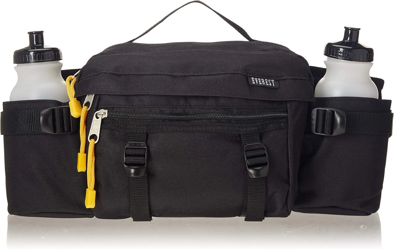 Everest Hiking Sports Dual Bottle Fanny Waist Lumbar Pack Bag 2 Squeeze Bottles Included
