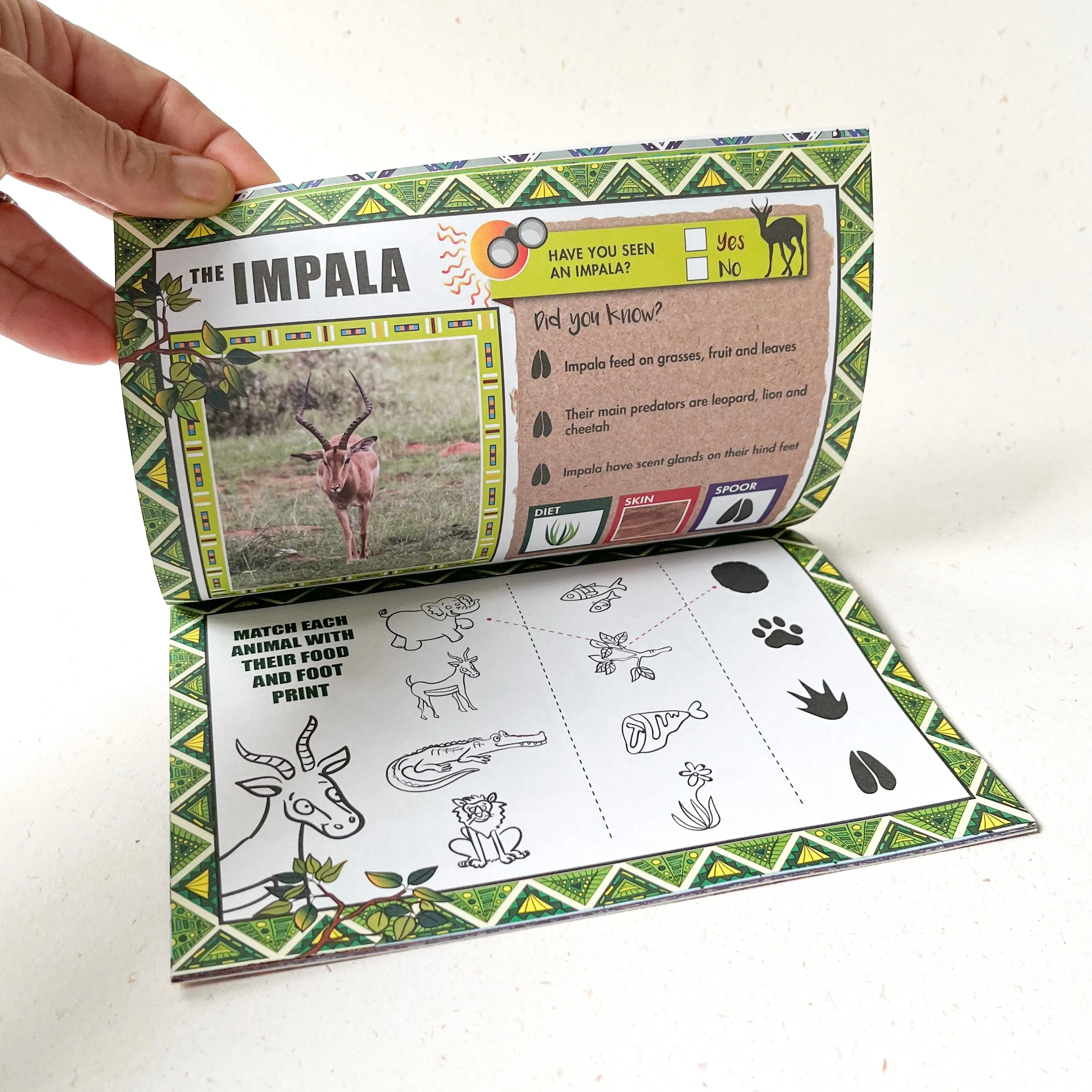 Game Reserve Activity Book (Age 5 )
