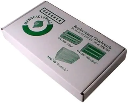 Gardner Fly Insect Replacement Glue Boards EL-61 White for GT-180, GT-200, GT-215, MX 360-1 Pack of 10