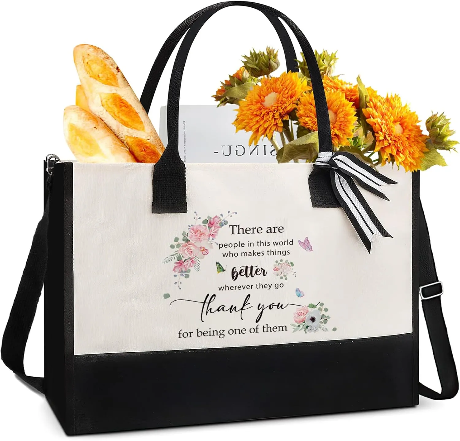 Gifts for Women, Her, Mom, Wife, Sisters, Best Friends - Canvas Tote Bag, Funny Handbag, Birthday Christmas Gifts