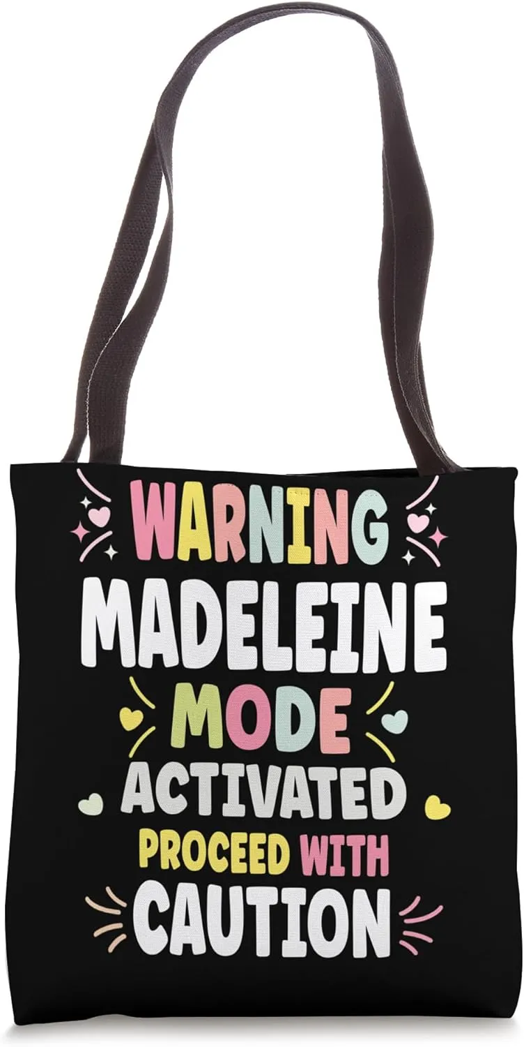 MADELEINE Personalized Women's Gift Custom MADELEINE Tote Bag