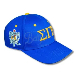 Sigma Gamma Rho ΣΓΡ Embroidered Shield Baseball Cap