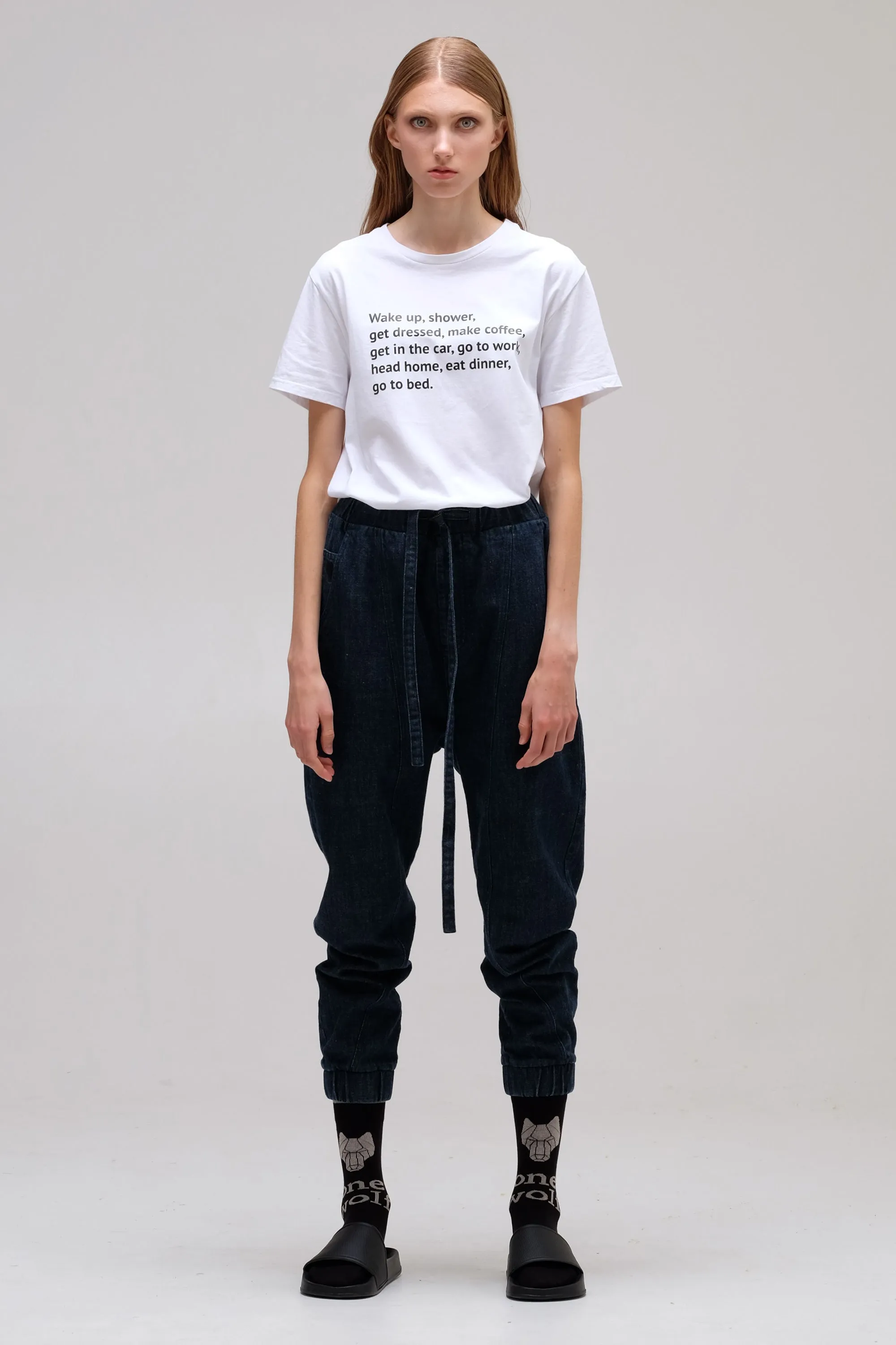 T-shirt ROUTINE white