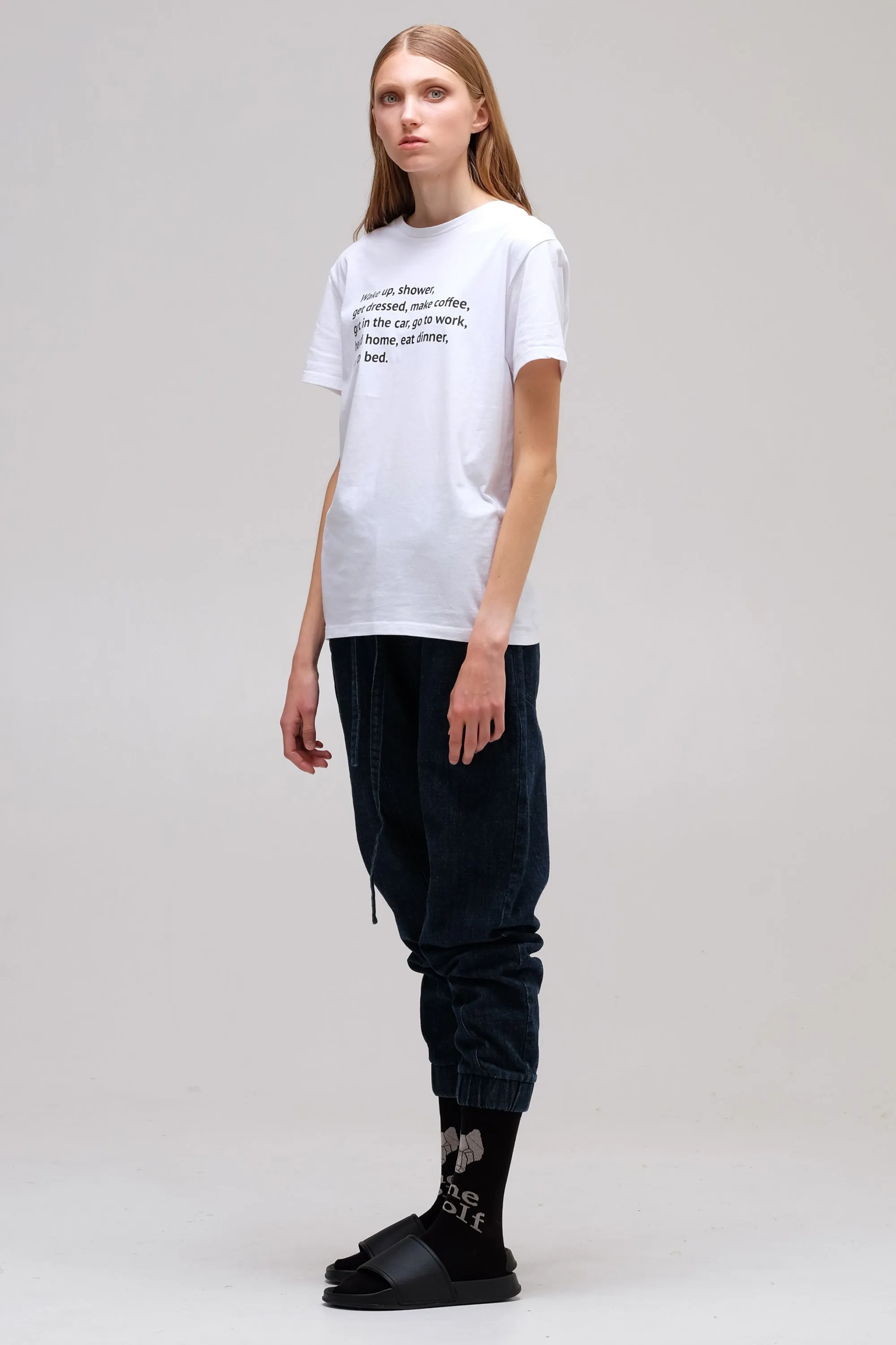 T-shirt ROUTINE white